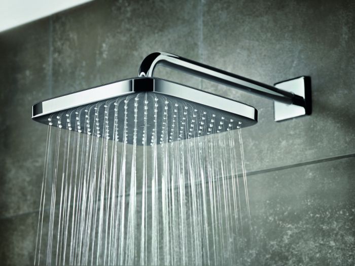 Верхній душ з настінним кронштейном Grohe Tempesta Cube (26687000)