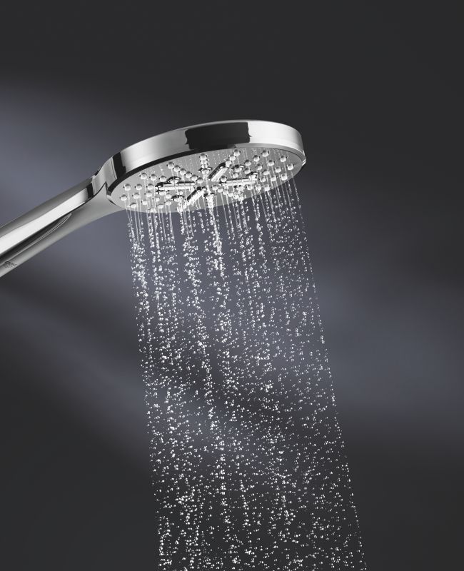 Душовий набір з тримачем, 3 режими струменя Grohe Rainshower SmartActive (26581000)