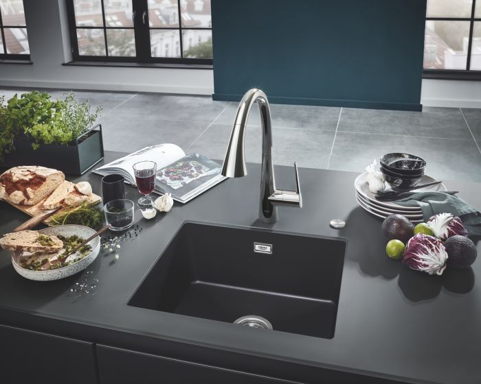 Змішувач для кухні з висувним виливом Grohe Zedra (32294002)