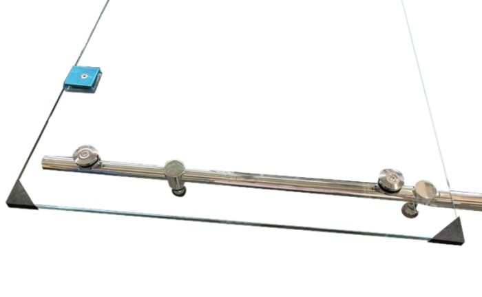 Двері в нішу Koer SR SD06-140x220-TR-01 прозоре скло Easy Clean 8мм, хром (KR5368)