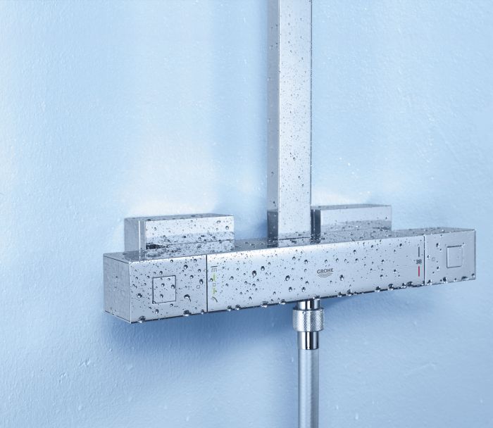 Душова система з термостатом для душа Grohe Euphoria Cube System (26087000)