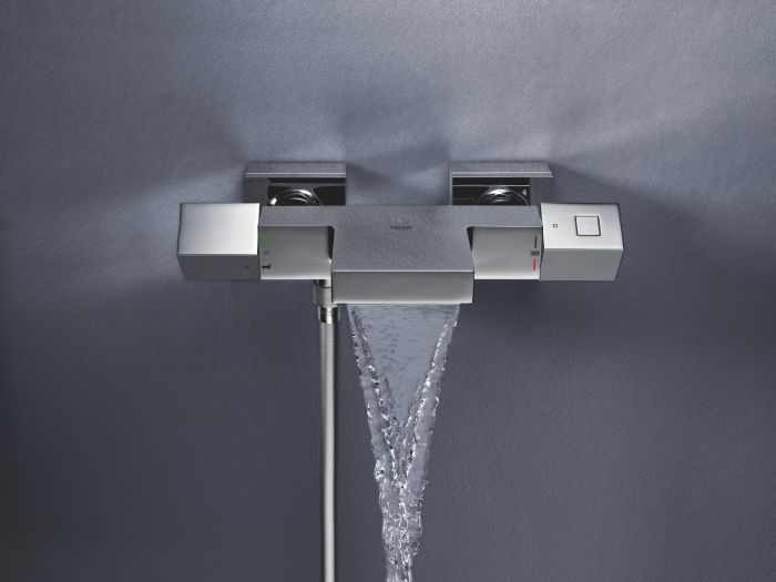 Змішувач для ванни з термостатом Grohe Grohtherm Cube (34497000)