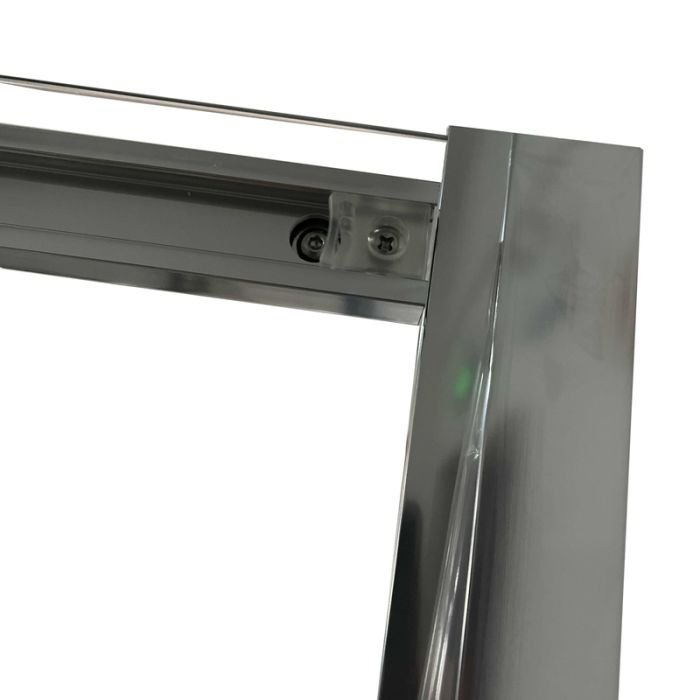 Душова кабіна без піддону Koer SR SC03-90x90x200-TR-01 прозоре скло Easy Clean 6мм, хром (KR5356)