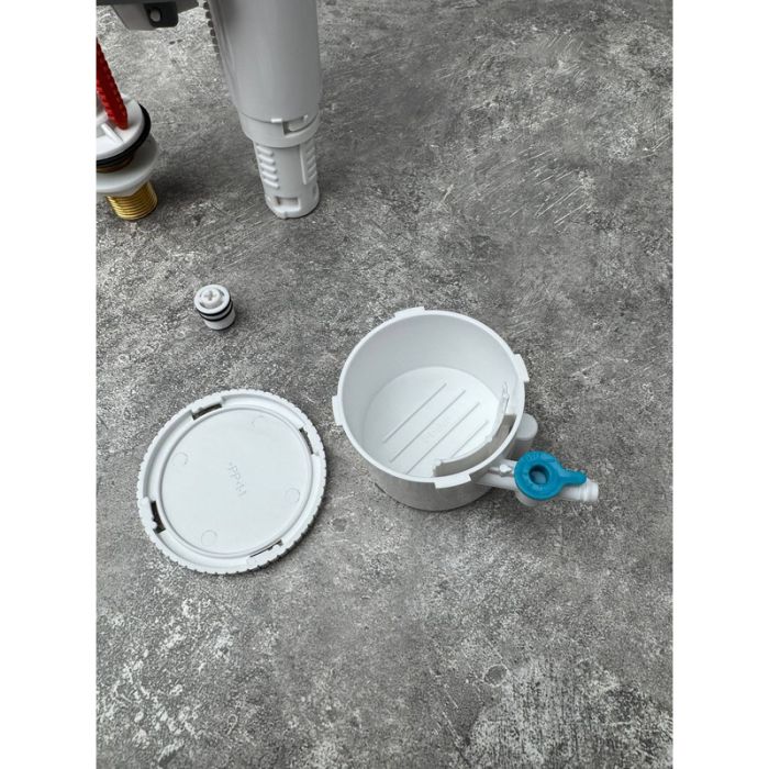 Комплект арматури: Koer KT-0304-3/8" наповнювальна з універс. підведенням + Холдер для освіжаючих пігулок, лат. різьблення 3/8" (KR5835)