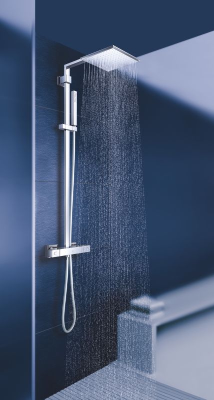 Душова система з термостатом для душа Grohe Euphoria Cube System (26087000)