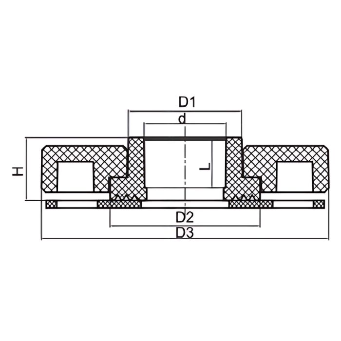 Фланцевий комплект KOER K0288.PRO - 63 PPR (фланець + бурт) (KP3248)