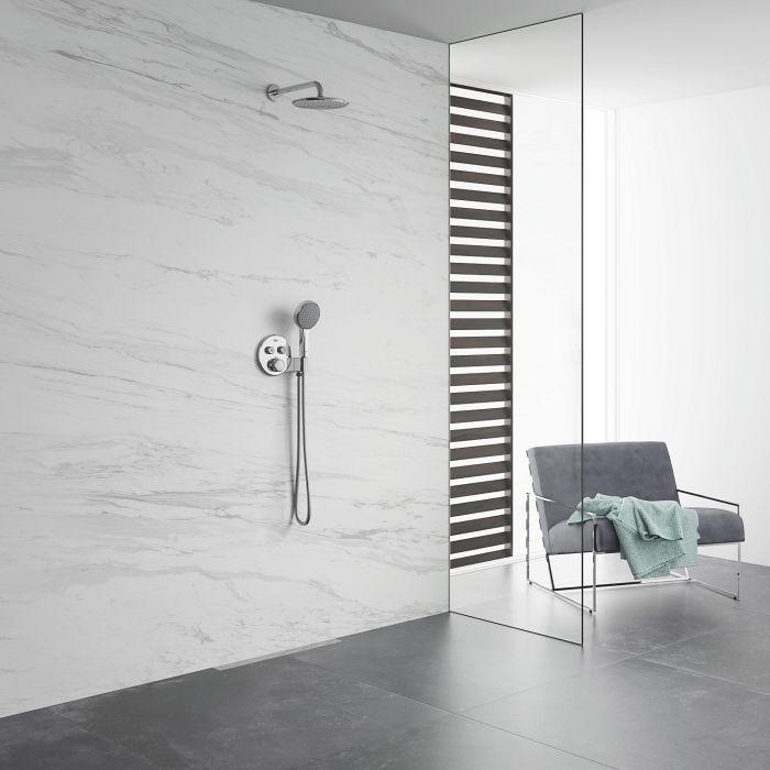 Набір для душу з верхнім душем Grohe Eurosmart UA33556003 (33556003+28576000+27541001) (UA33556003)