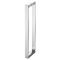 Душова кабіна без піддону Koer SR SC02-100x80x200-TR-01 прозоре скло Easy Clean 8мм, хром (KR5355)