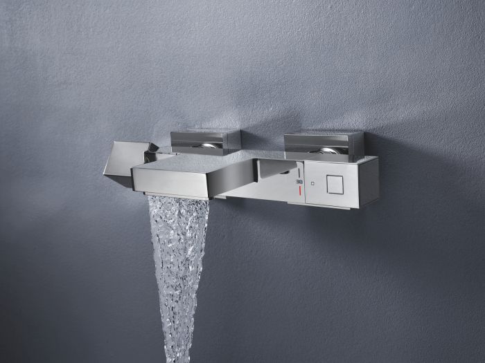 Змішувач для ванни з термостатом Grohe Grohtherm Cube (34497000)