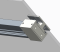 Двері в нішу Koer SR SD02-120x200-TR-01 прозоре скло Easy Clean 8мм, хром (KR5384)