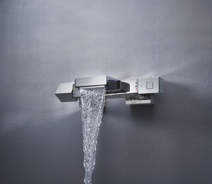 Змішувач для ванни з термостатом Grohe Grohtherm Cube (34497000)