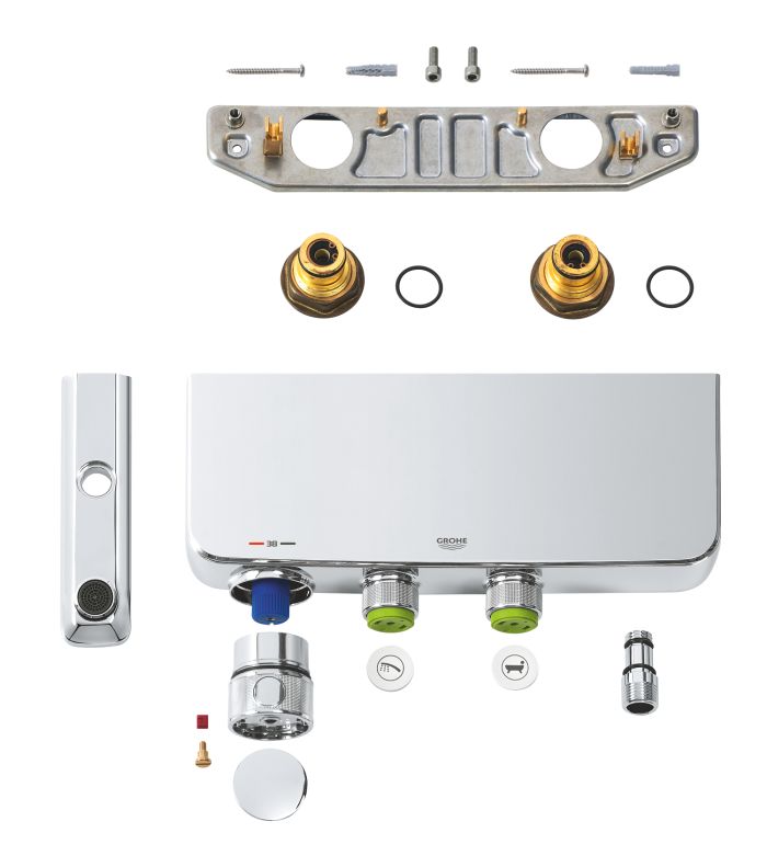 Змішувач для ванни з термостатом Grohe Grohtherm SmartControl (34718000)