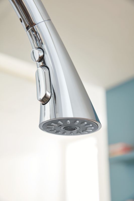 Змішувач для кухні з висувним виливом Grohe Zedra (32294002)