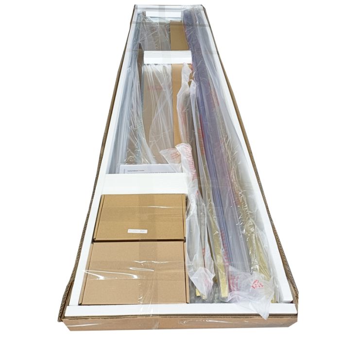 Душова кабіна без піддону Koer SR SC03-90x90x200-TR-12 прозоре скло Easy Clean 6мм, матове золото (KR5358)