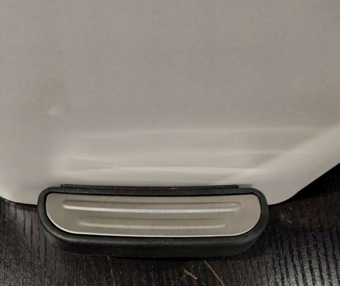 Відро для сміття з плавним закриттям квадратне Zerix Kubix-TC0106 White 6 л (колір білий) (ZX6109)