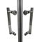Душова кабіна без піддону Koer SR SC03-100x100x200-TR-01 прозоре скло Easy Clean 6мм, хром (KR5357)