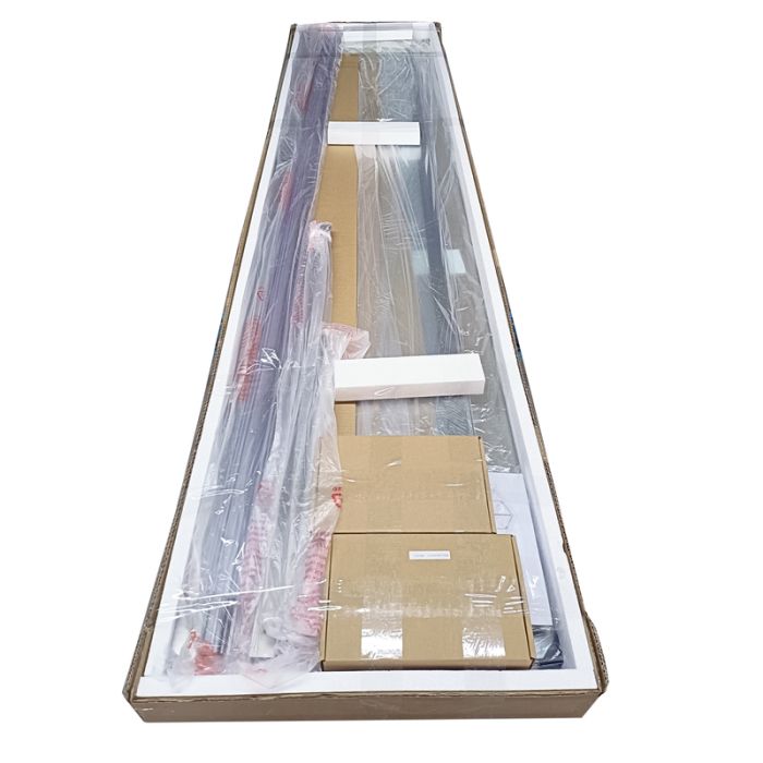 Душова кабіна без піддону Koer SR SC03-90x90x200-TR-07 прозоре скло Easy Clean 6мм, графіт (KR5359)