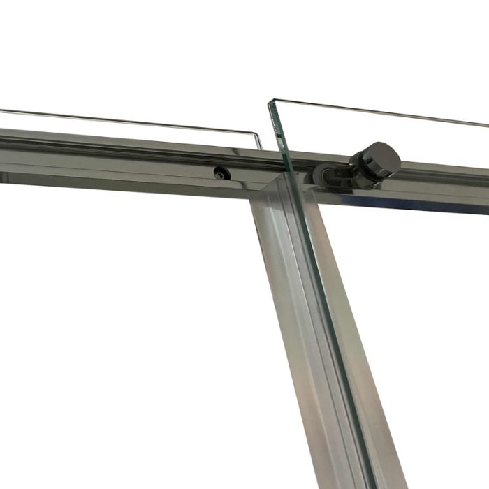 Душова кабіна без піддону Koer SR SC03-90x90x200-TR-02 прозоре скло Easy Clean 6мм SS Color (KR5680)