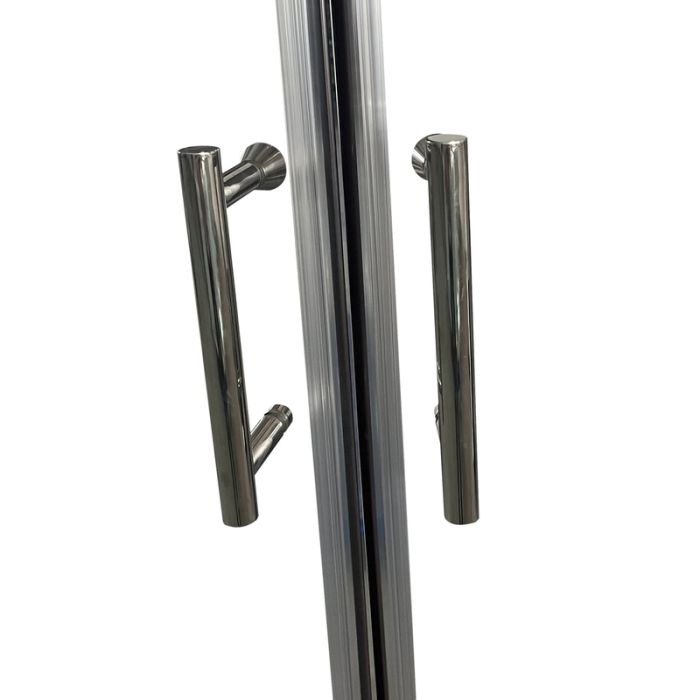 Душова кабіна без піддону Koer SR SC04-90x90x195-TR-01 прозоре скло Easy Clean 5мм, хром (KR5360)