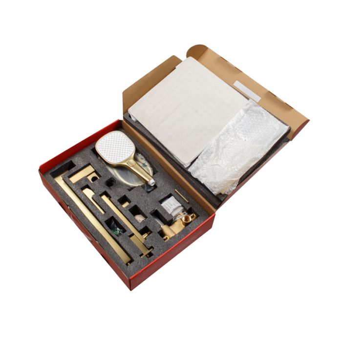 Душова система вбудована Koer KB-66009-12 3 функціі (Колір матове золото) (KR5992)