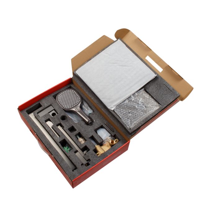 Душова система вбудована Koer KB-66009-07 3 функціі (Колір графіт) (KR5991)