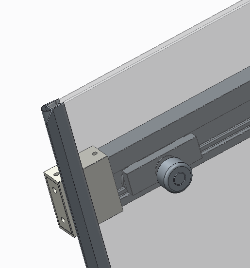 Двері в нішу Koer SR SD02-140x200-TR-01 прозоре скло Easy Clean 8мм, хром (KR5383)