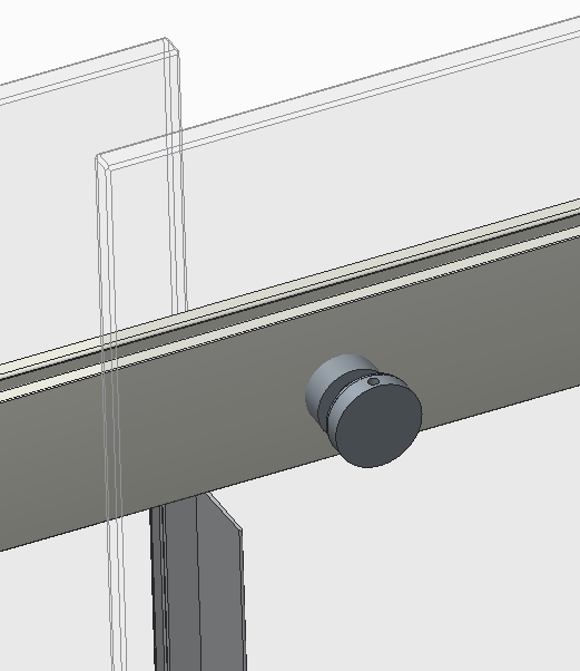 Двері в нішу Koer SR SD01-120x200-TR-07 прозоре скло Easy Clean 8мм, графіт (KR5378)