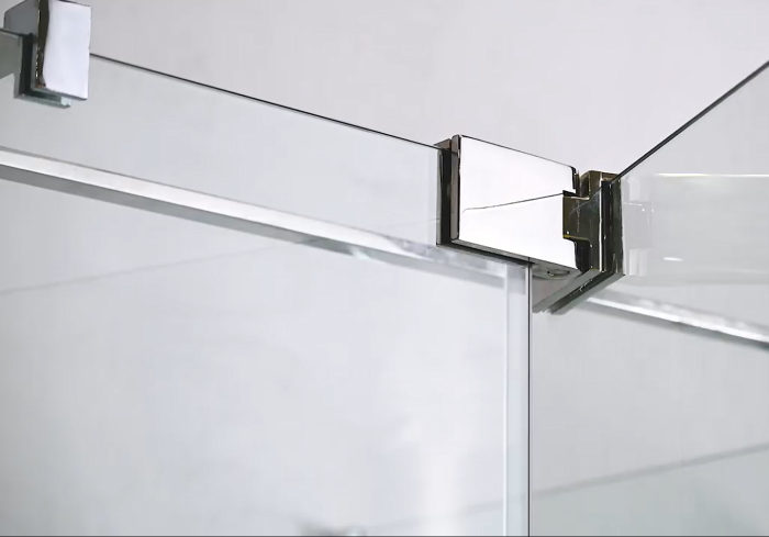 Душова кабіна без піддону Koer SR SC02-100x80x200-TR-01 прозоре скло Easy Clean 8мм, хром (KR5355)