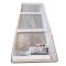 Двері в нішу Koer SR SD01-140x200-TR-01 прозоре скло Easy Clean 8мм, хром (KR5380)