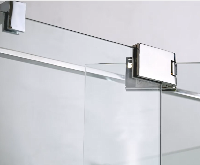 Душова кабіна без піддону Koer SR SC02-100x80x200-TR-01 прозоре скло Easy Clean 8мм, хром (KR5355)