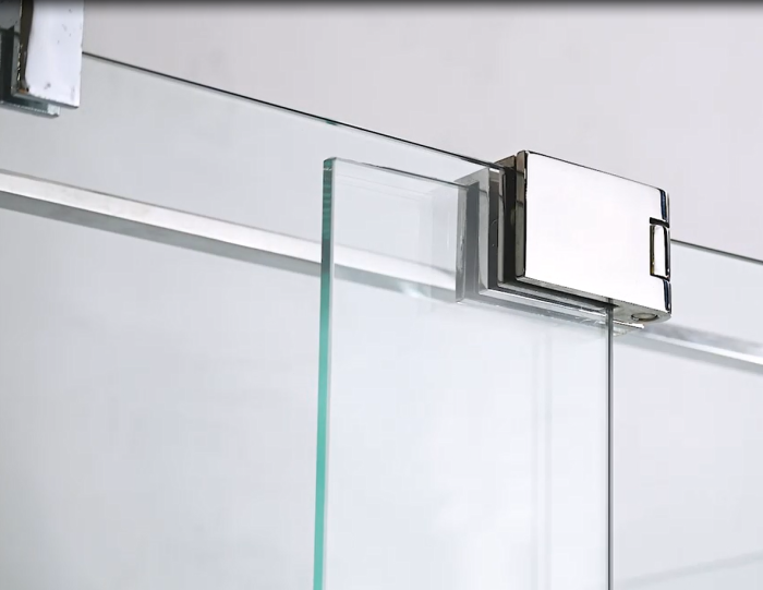 Душова кабіна без піддону Koer SR SC02-100x80x200-TR-01 прозоре скло Easy Clean 8мм, хром (KR5355)