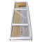 Двері в нішу Koer SR SD04-100x200-TR-01 прозоре скло Easy Clean 10мм, хром (KR5386)