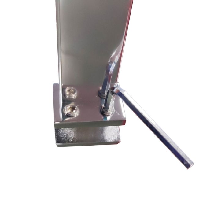 Душова перегородка Koer SR SP03-120x200-TR-01 Walk-In прозоре скло Easy Clean 8мм, хром (KR5398)