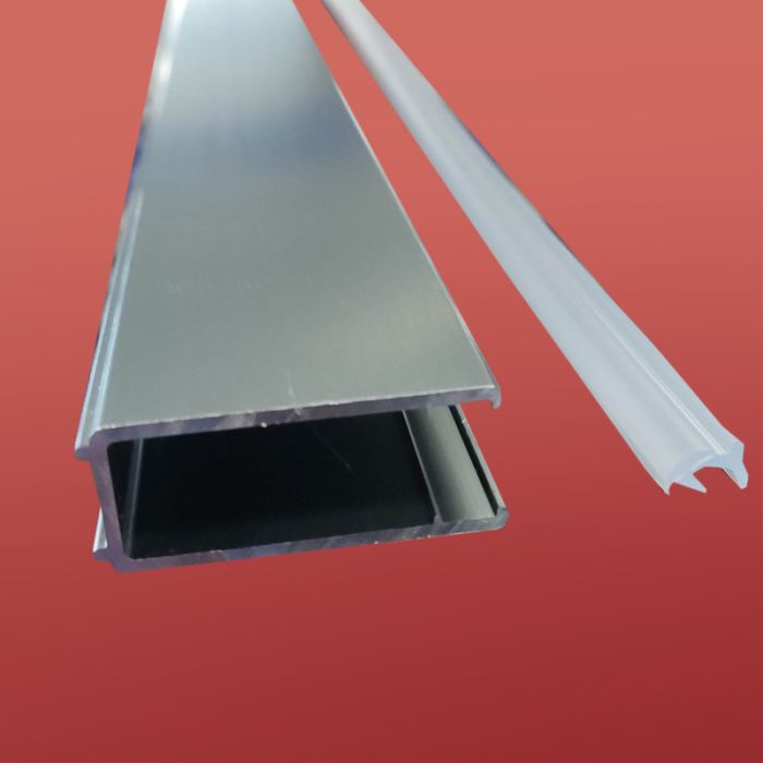 Двері в нішу Koer SR SD01-120x200-TR-07 прозоре скло Easy Clean 8мм, графіт (KR5378)