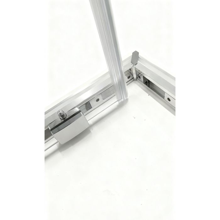 Душова кабіна без піддону Koer SR SC10-90x90x195-TR-01 прозоре скло Easy Clean 6мм, хром (KR5942)