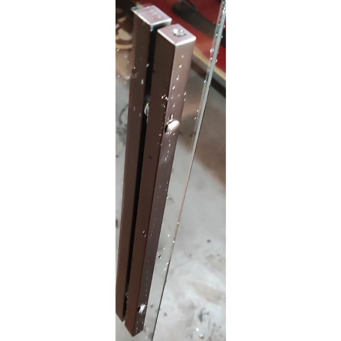 Шторки скляні на ванну розсувні Koer SR BS06-120x150-TR-07 прозоре скло Easy Clean 6мм, графіт (KR5947)
