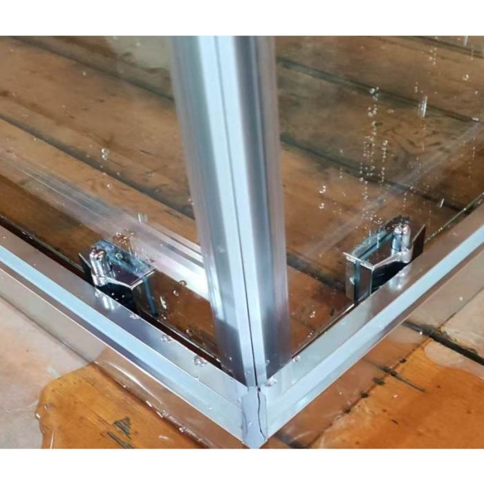 Душова кабіна без піддону Koer SR SC10-90x90x195-TR-01 прозоре скло Easy Clean 6мм, хром (KR5942)
