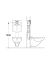 Комплект Grohe Set Унітаз ELLIPSE-0301-T3 + Інсталяція 38536001 + панель 38732000 (38536001ELLIPS0301T3)