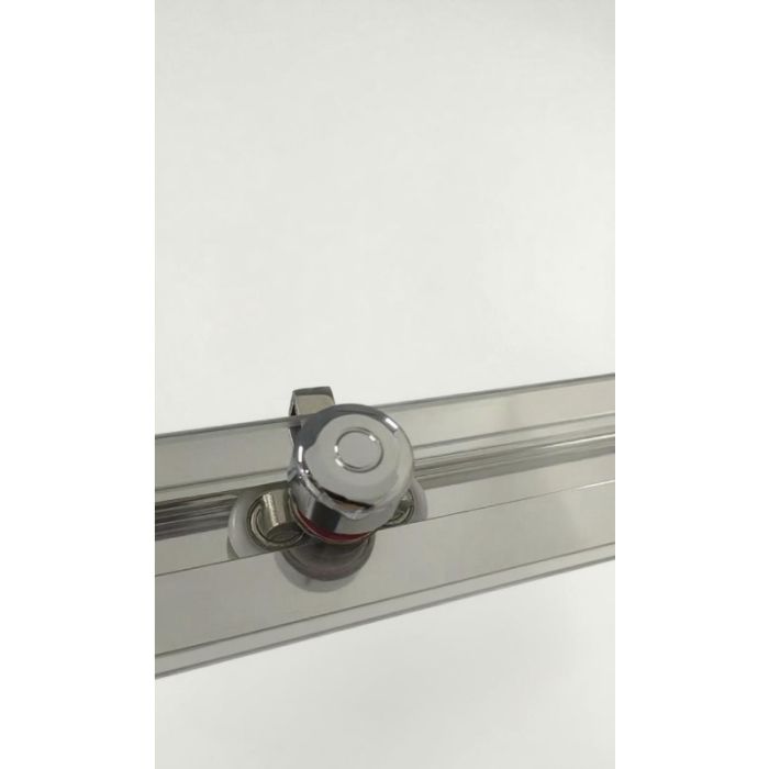 Шторки скляні на ванну розсувні Koer SR BS06-120x150-TR-01 прозоре скло Easy Clean 6мм, хром (KR5945)