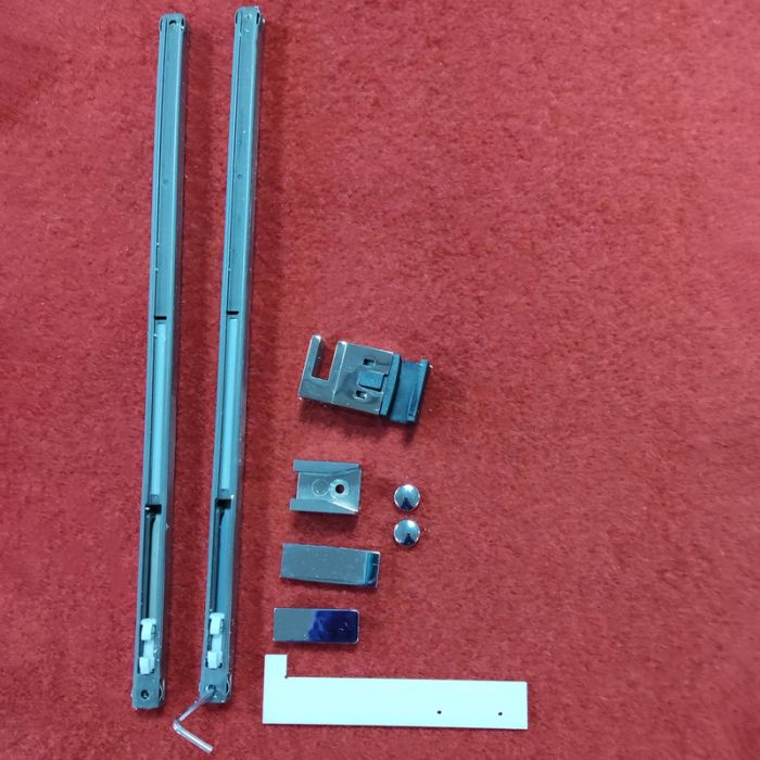 Двері в нішу Koer SR SD01-120x200-TR-01 прозоре скло Easy Clean 8мм, хром (KR5376)