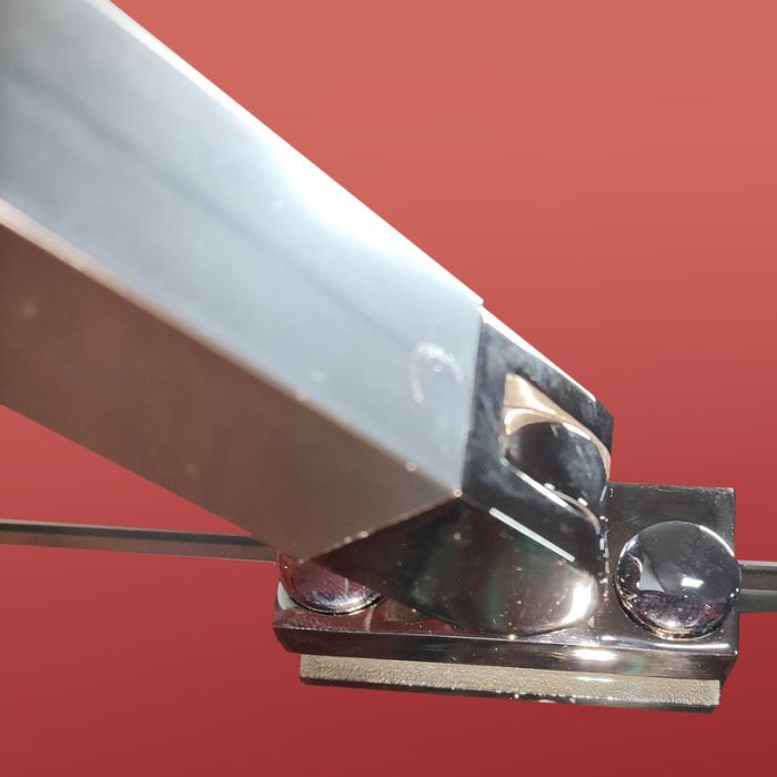 Бічна стінка до кабіни Koer SR SW04-90x200-TR-01 прозоре скло Easy Clean 10мм, хром (KR5390)