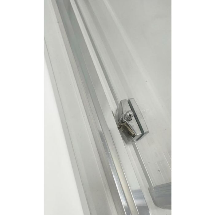 Душова кабіна без піддону Koer SR SC10-90x90x195-TR-01 прозоре скло Easy Clean 6мм, хром (KR5942)