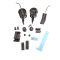 Двері в нішу Koer SR SD01-120x200-TR-07 прозоре скло Easy Clean 8мм, графіт (KR5378)