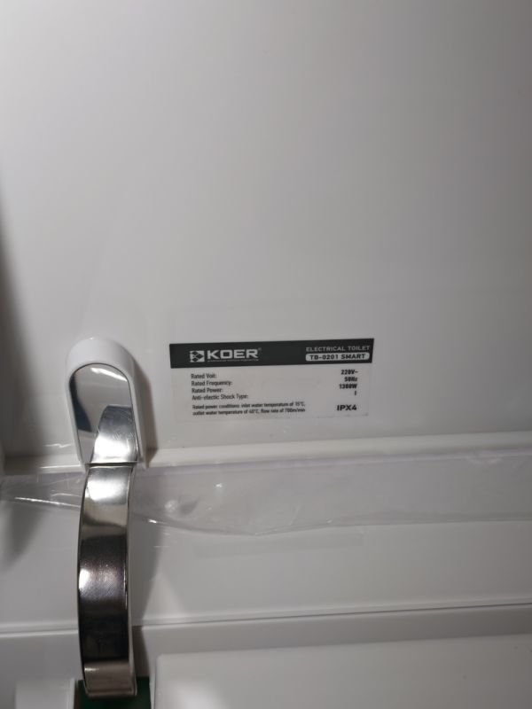 Унітаз-біде підлоговий з електронним управлінням Koer TB-0201 Smart 675x400x450mm із вбудованим бачком (KR6071)